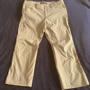 Women’s pants, Chlorophylle brand, 2 available, one is gray, and the other khaki